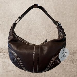 Vintage Coach Boho, Cognac Leather